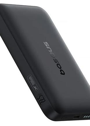 Портативное зу power bank baseus enerfill fm11 ultra-mini 22.5w с бзу 10000mah (p1008210e123) black