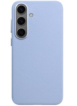 Шкіряний чохол leather case (aaa) для samsung galaxy s25+ clove purple
