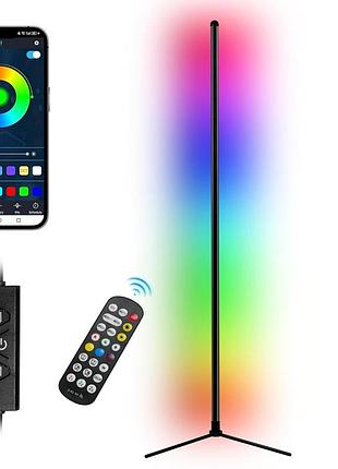 Напольная rgb лампа с пультом 120см, usb, bluetooth