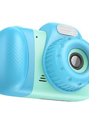 Дитяча фотокамера hoco dv201 dual lens blue