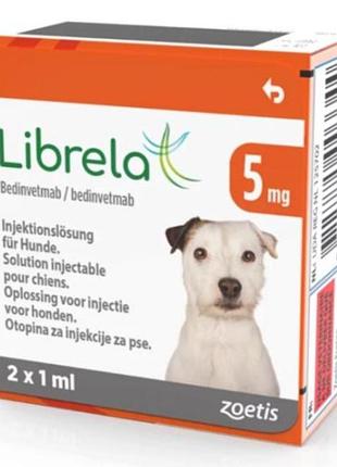 Препарат zoetis лібрела (librela) для лікування остеоартриту у собак 5мг