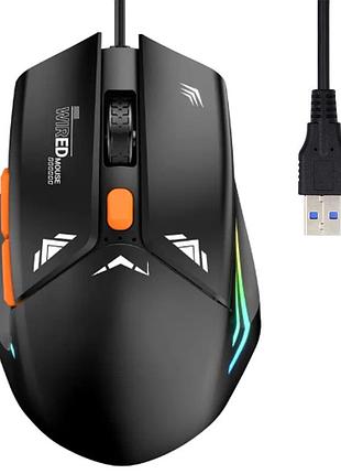 Ігрова миша з rgb підсвіткою, від usb, 550e