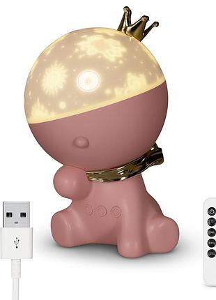 Нічник проектор від usb, 12 слайдів + пульт ду, 19,8х13,2 см