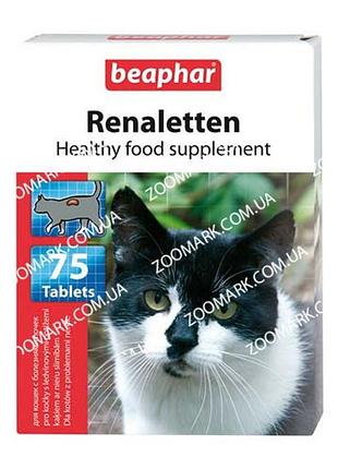 Renaletten-витамины для кошек с проблемами почек renaletten - для кошек с проблемами почек, beaphar 106608