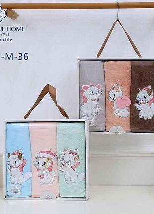 Набір рушників 35*75 3шт/уп арт.507-44 тм colorfulhome