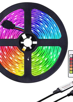 Светодиодная лента 5 м, от usb + пульт tv led strip cb-5050