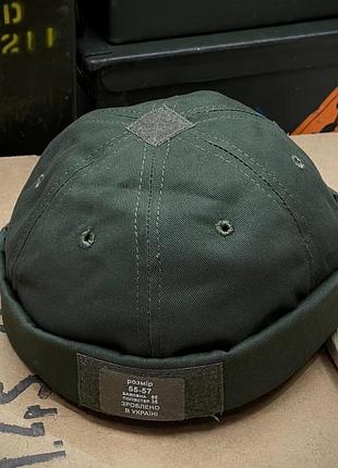 Doker-cap (докерка, кепка без козирка, з ліпучкою) хакі