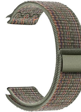 Ремешок hoco wa25 original series nylon strap для apple watch 38/40/41mm dark green with orange