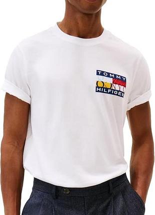 Tommy hilfiger футболка, оригинал, хлопок, большой размер 2xl