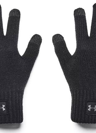 Рукавиці ua halftime gloves чорний чол 1373157-003