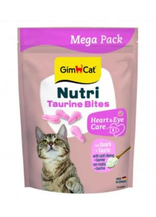 Витамины gimcat nutri taurine bites quark для кошек с сыром и таурином