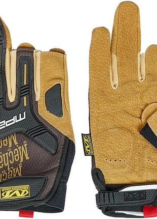Рукавички mechanix m-pact framer leather brown