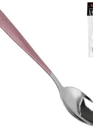 Ложка чайна 3шт ss pink mat 14.7см r91612 тм stenson