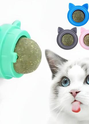 Игрушка ролик с шариком из кошачьей мяты g 818, цвет микс
