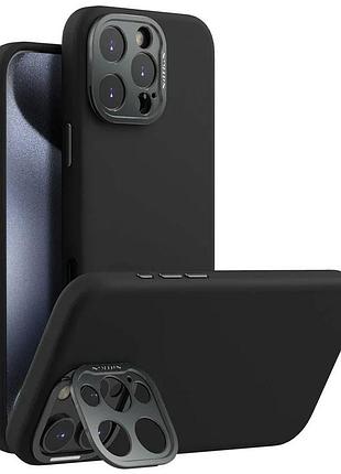 Чехол silicone nillkin lenswing prop magnetic для apple iphone 16 pro max (6.9") черный / black