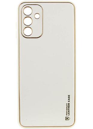 Шкіряний чохол xshield для samsung galaxy a14 4g/5g білий / white