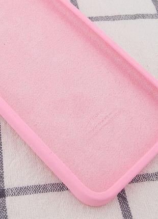 Чохол silicone case square full camera protective (aa) для apple iphone 7/8/se (2020) (4.7") рожевий / light pink 3