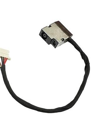 Разъем питания для ноутбука hp pavilion 15 - m01322-y75 - m01322-t75 - с кабелем шлейф, гнездо зарядки