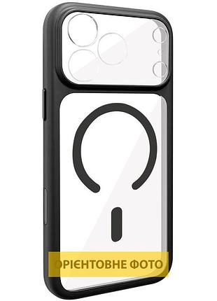 Чехол tpu getman moon clear with magsafe для apple iphone 17 air (6.5") black
