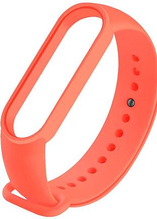 Силиконовый ремешок для xiaomi mi band 5 / 6 розовый / hot pink