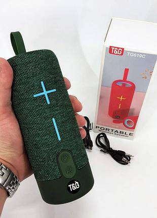 Bluetooth колонка з освітленням, колонка на акумуляторі маленька bluetooth бюджетна ny-34