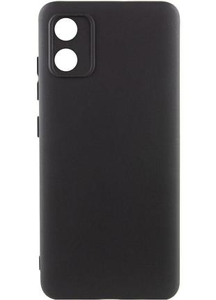 Чехол tpu getman liquid silk full camera для motorola moto e13 черный / black
