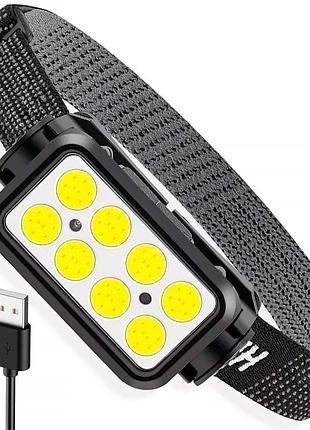 Налобний ліхтар із сенсорним датчиком usb, rn1866