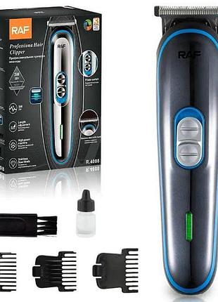 Триммер для стрижки бороды и усов + 3 насадки, от usb, r.4008