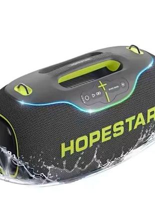 Портативная bluetooth колонка, от usb, 350 вт, hopestar a80, серый