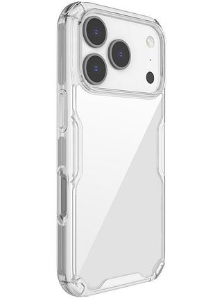 Tpu чохол nillkin nature pro series для apple iphone 17 pro max (6.9") безбарвний (прозорий)