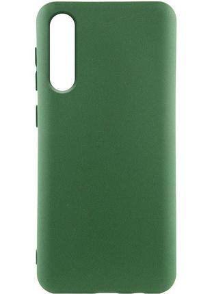 Чохол tpu getman liquid silk для samsung galaxy a50 (a505f) / a50s / a30s зелений / dark green