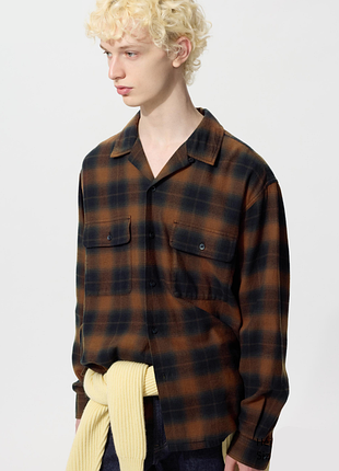 Сорочка фланель uniqlo (480803)
