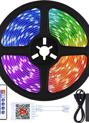 Led лента от сети, 5 м, smd 6060 + пульт и блок питания