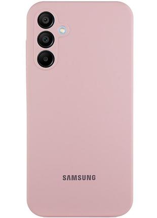 Чохол silicone cover lakshmi full camera (aaa) with logo для samsung galaxy a54 5g рожевий / pink sand