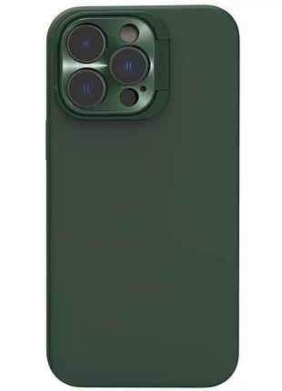 Чехол silicone nillkin lenswing magnetic для apple iphone 14 pro (6.1") зеленый / green