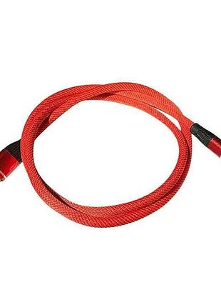 Кабель lightning нейлоновый usb 6a 1м красный тм kmt