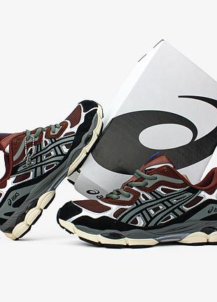 👕 asics gel-nyc "brown black grey"👕