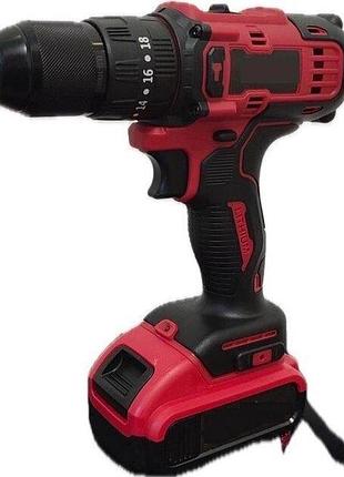 Электрический шуруповерт ударный 24v с 2 аккумуляторами red. ma751 (1 ящ. = 10 шт.)