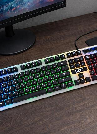 Клавиатура ведущая с подсветкой rgb, dx 750