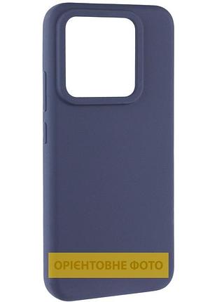 Чехол silicone cover lakshmi (aaa) для xiaomi 17 pro max темно-синий / midnight blue