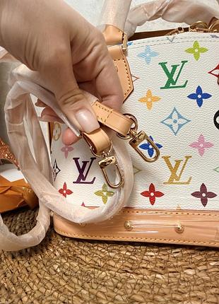 Сумка alma bb monogram multicolore murakami 4