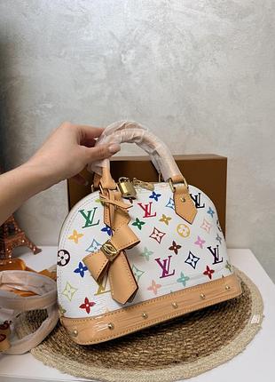 Сумка alma bb monogram multicolore murakami