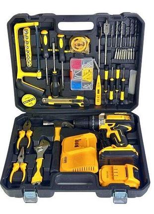 Шуруповерт 24v з великим набором інструментів (electric drill set). ma646 (1 ящ. = 5 шт.)