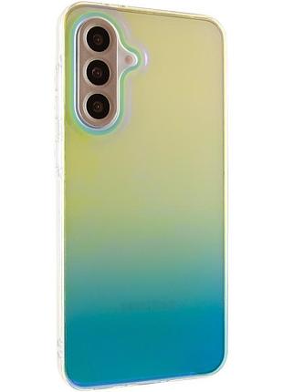 Чохол tpu+pc glassbend для samsung galaxy a35 green