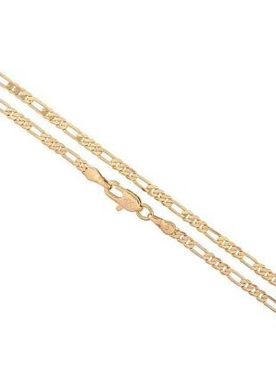Ланцюжок позолота 14k плетіння фігаро 50см*3мм арт.316541 тм xuping
