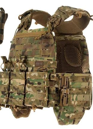 Плитоноска м7 pro бокові кармани s/m + 4 підсумка мультикам