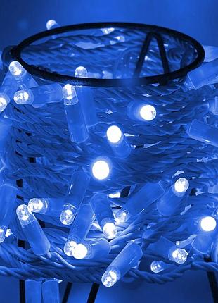Гирлянда "нить" от сети 10 м 100 led уличная, rd-7050, синий