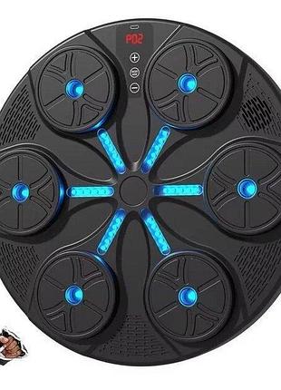 Музыкальная боксерская мишень тренажер (подсветка, bluetooth, музыка, перчатки мма в комплекте) ma426 (1ящ = 14шт.)