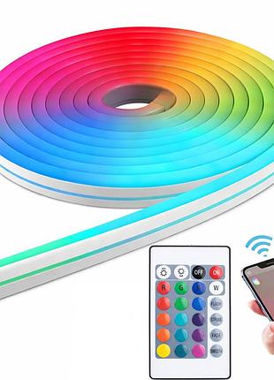 Світлодіодна led стрічка 5м, з пультом ду, від usb
