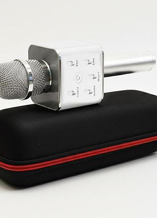Бездротовий караоке мікрофон у чохлі bluetooth 2600 mah, від usb, q7